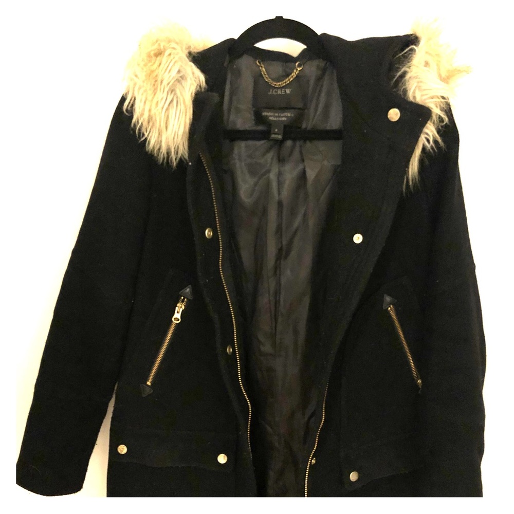 Jcrew women’s Stadium Cloth wool coat, size 2